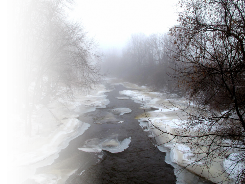 The Raisin River near St. Andrews, Ontario